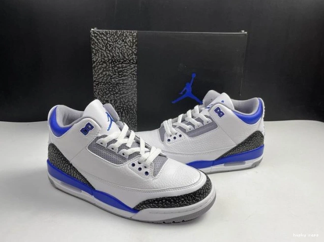 Rep Husky 3 Air Jordan Blue CT8532-145 Racer 0720